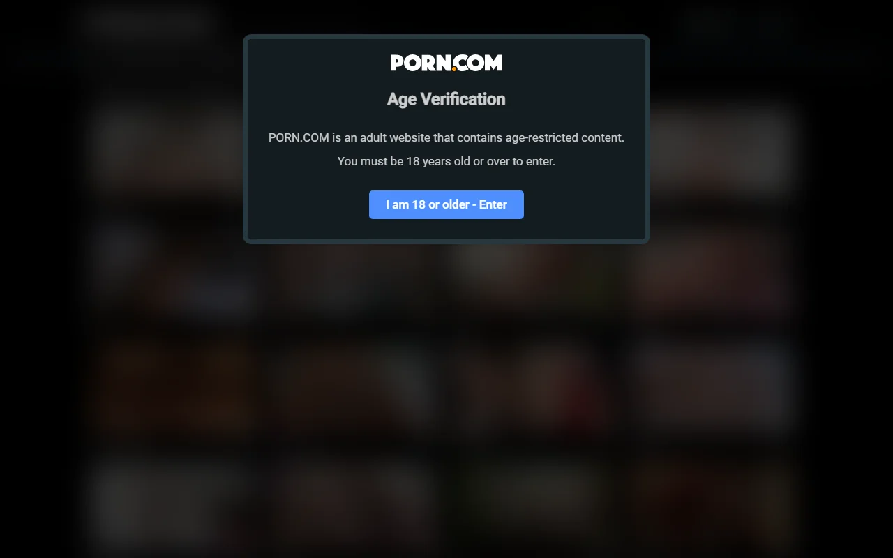 Screenshot of Porncom
